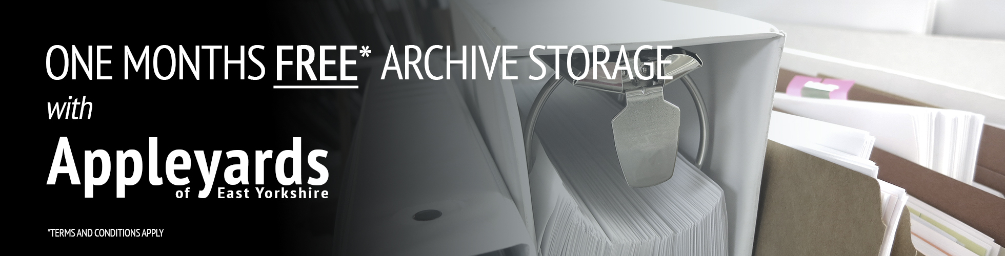 One month free archive storage