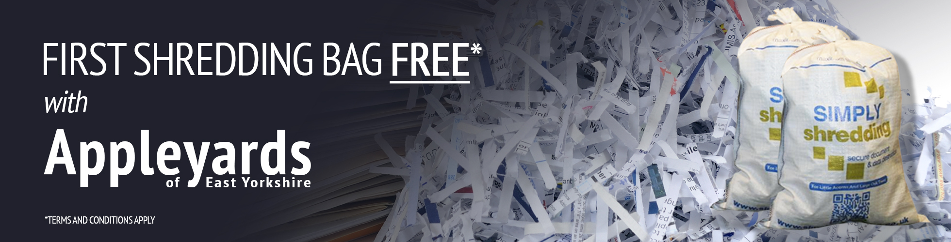 First shredding bag free